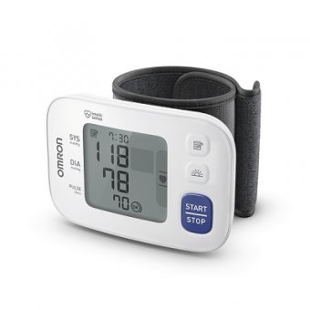 Tensiometru de incheietura OMRON RS4  complet automat,Validat Clinic, Indicator de Hipertensiune
